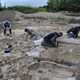 Excavations at the Kostenki 11 site, which took three years.